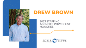 Drew Brown, Vice President of Godshall Recruiting featured in sc biz news. preferred recruiting agency